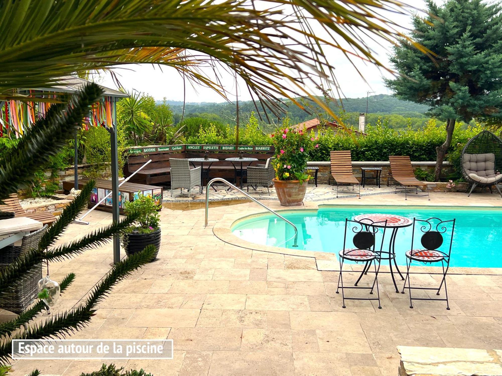 Villa Merkel - 27 Pers - 11 Chambr - 10 Wc - Piscine Anglet Bagian luar foto